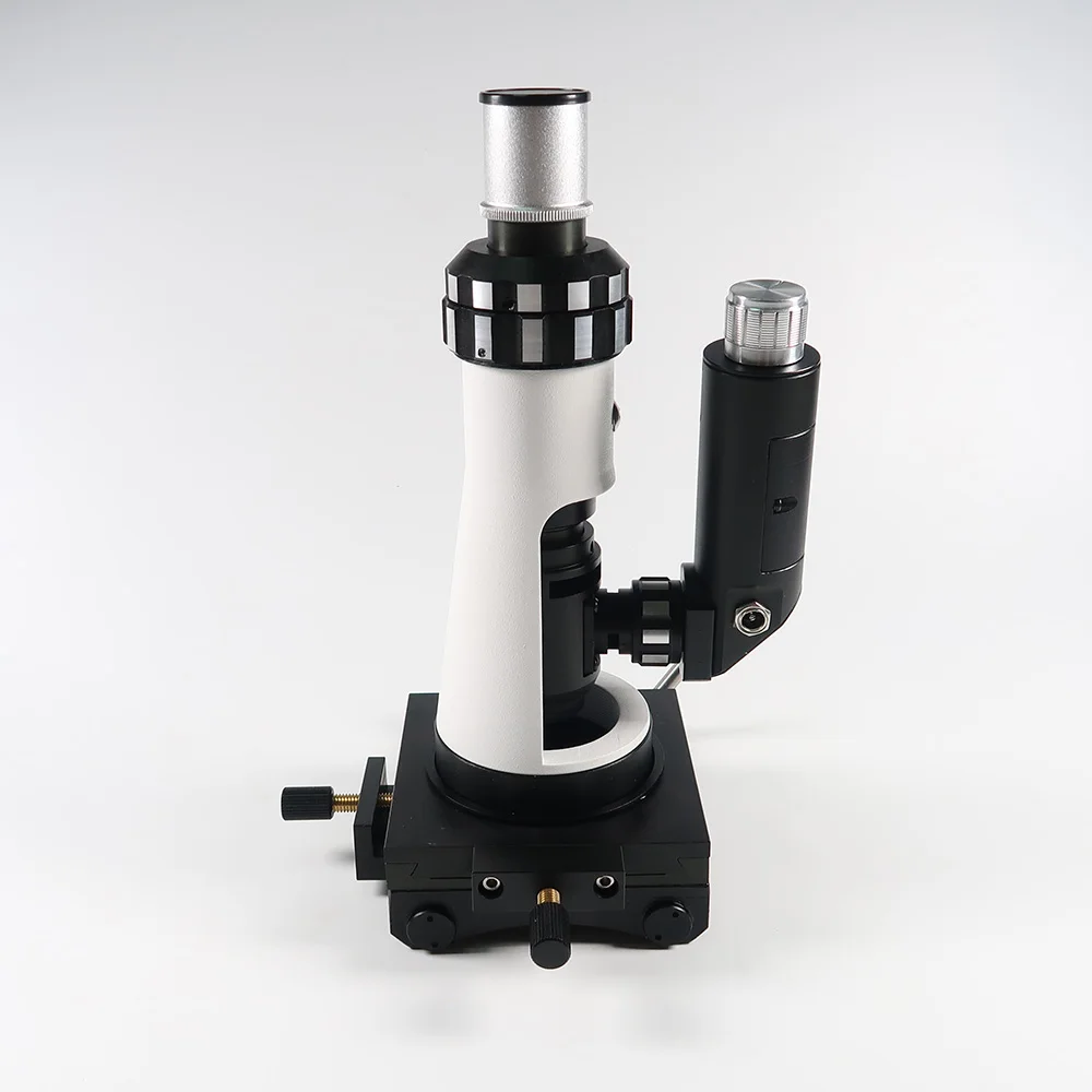 Portable Metallographic Microscope With Magnetic Base Polarizer / Metallographic Specimen Preparation