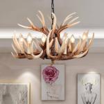 Whitetail deer antler chandelier for coffee Restaurant Bar Cloths Shop Lighting
