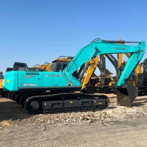 Wholesale Large Used Crawl Excavator Kobelco SK350LC 1.6m3 Bucket Capacity 35tons For Construction from china suppliers