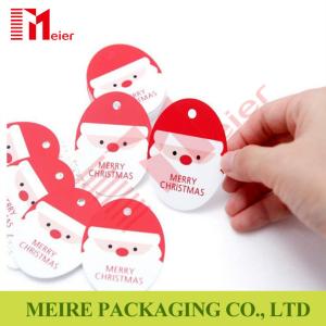 Wholesale Oval Christmas Santa Claus Paper Cards cheap Price Label Tags for cake decoration from china suppliers