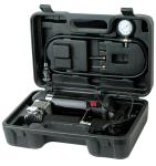 12v Black Chrome Metal Potable 3 In 1 Vehicle Air Compressors Kits For Cars