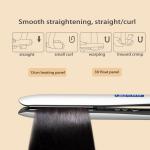 60W Heater Hair Straightener Fashionable Silver Plate PTC Salon Styling