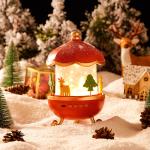 Christmas Gift Dream Star Projector Night Light Creative Rotary House Music Box