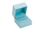 Hinge Wood Ring Jewelry Box Case Grey Gift Packaging Custom Luxury Handmade