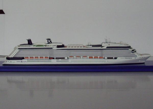 Celebrity Equinox Cruise Ship Wooden Cruise Ship Models With Solid Wood Paint