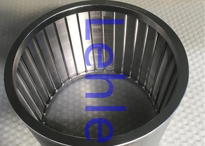 Stainless Steel 316L Vee Wire Screen , Wedge Wire Filter For Horizontal Sand Mill