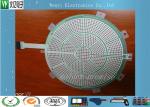 Round Green Insulate PET Flex Circuit 0.125 Mm Silver Paste Print For Sports