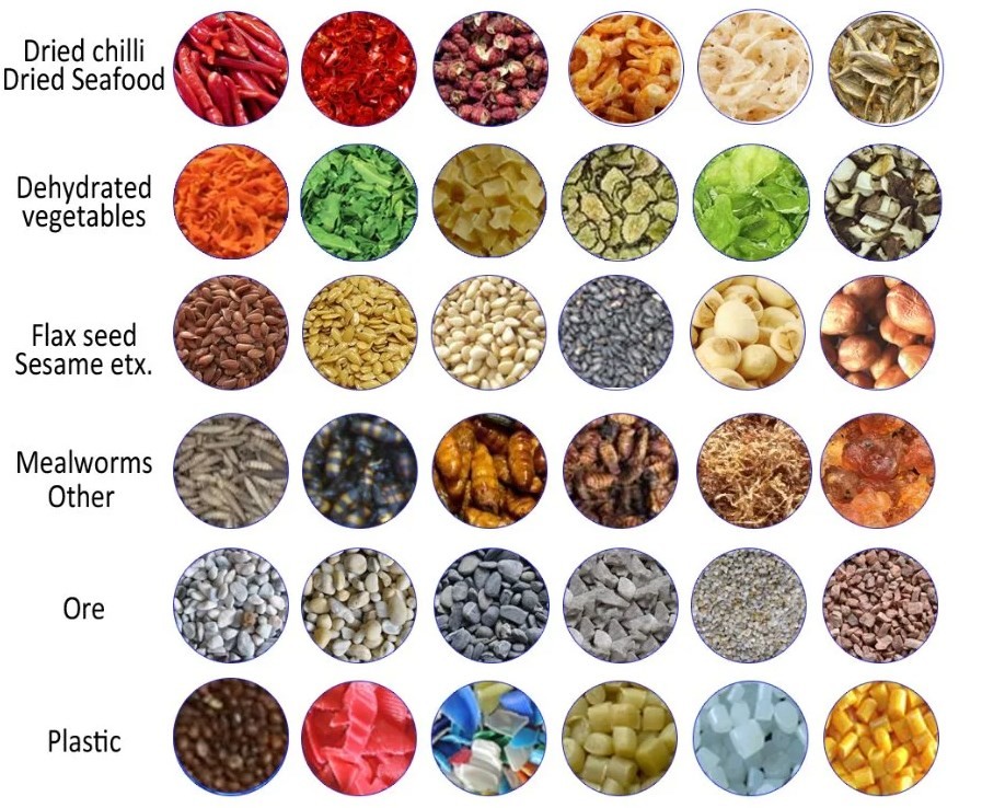 6 Chutes 384 Channels Millet Grain Color Sorter With 2 Years Warranty
