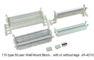 Wholesale 110 Cross Connect Rack Mounted Wiring Block,50 pair 100 pair 110 wiring block from china suppliers