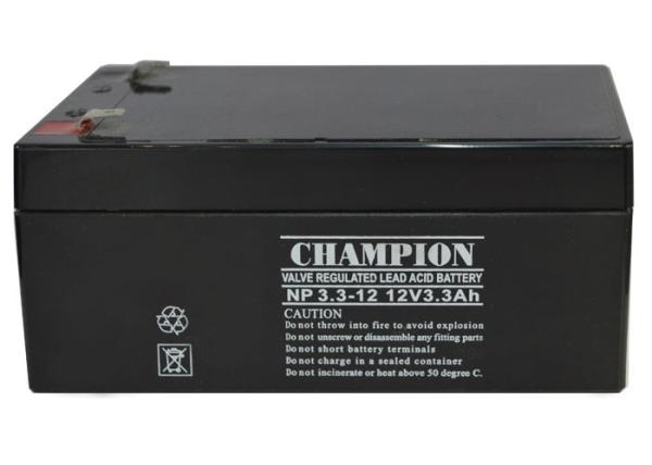 China Champion Battery 12V3.3Ah NP3.3-12 Lead Acid AGM Battery VRLA Battery, SLA