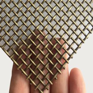Wholesale Elegant Stainless Steel Woven Wire Mesh For Cabinet ISO9001 Certified from china suppliers