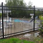 Metal Cap Aluminum Fence Panels , Metal Garden Fencing Panels ISO9001 Approved