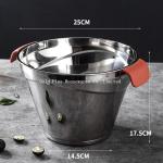 615g Wholesale outdoor champagne beer tin ice bucket eco friendly portable