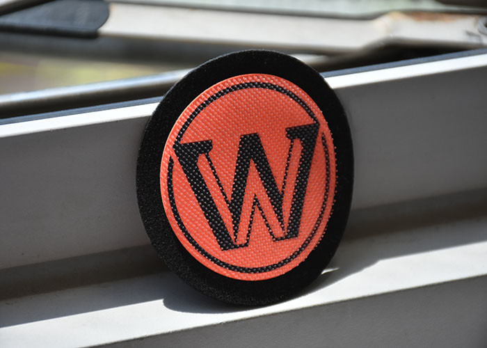Microfiber Printed Silicone Custom Clothing Patch 1.8mm Transparent