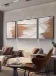 Modern Seascape Landscape Hand Painted Art Oil Paintings Canvas for Colorful