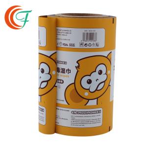 Wholesale Wet Wipes Printed Packaging Film 80mic Metallized Polyester Film Cleaning Wipes Printed Laminated Rolls from china suppliers