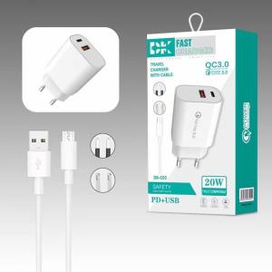 Wholesale 20W PD QC3.0 USB Charger Kits Travel Adapter For IPhone 13 12 from china suppliers
