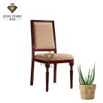 Powder Coated Finished Dining Imitated Wood Chair 5.5kg