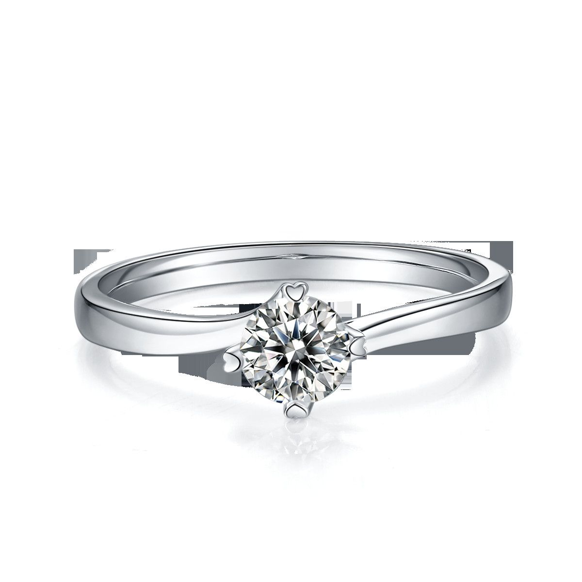 9K Gold Jewelry Minimalist Designs Moissanite 925 Silver Ring