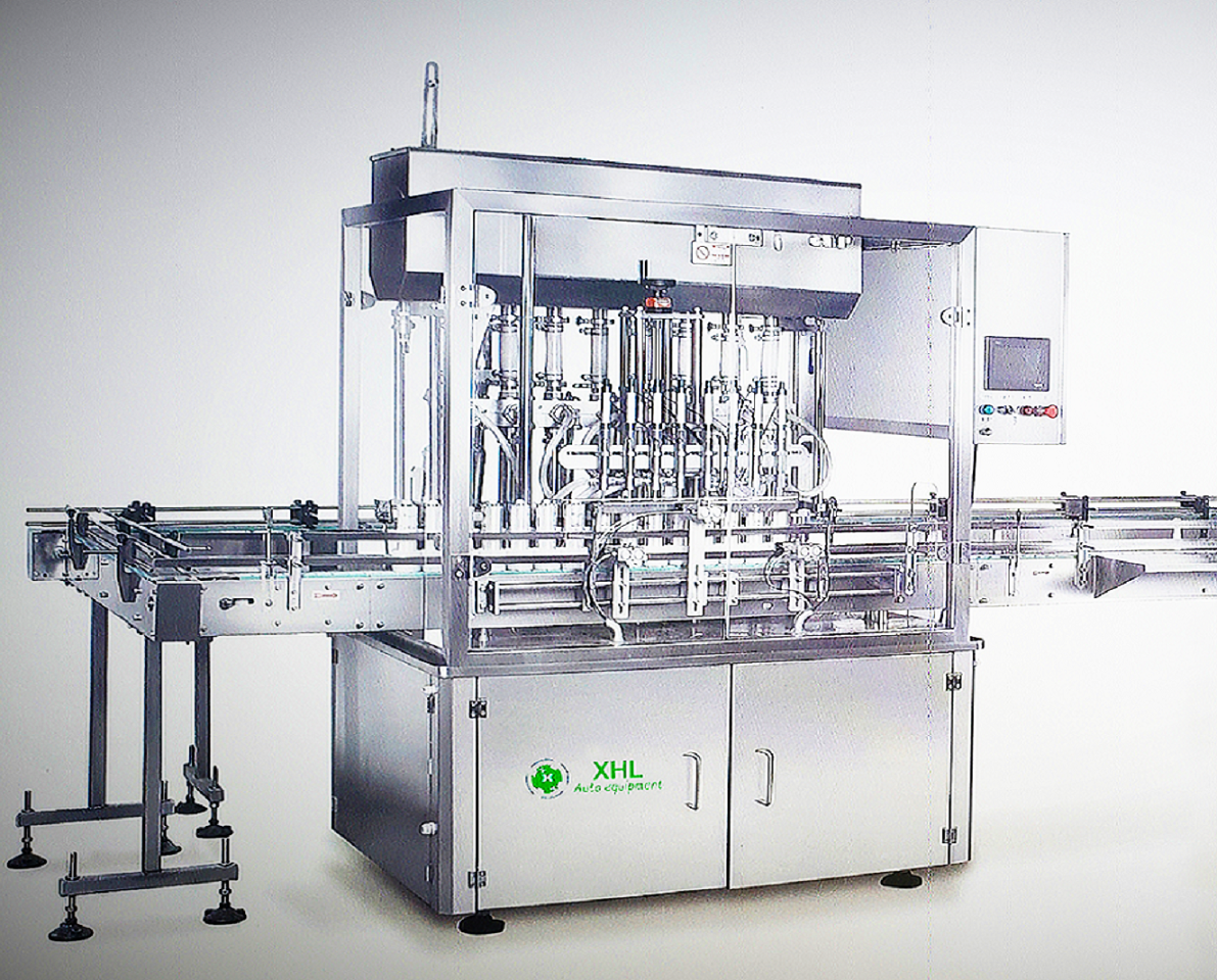 XHL-DYYG8/8 Automatic Irregular Bottle Oil Emulsion, Paste, Shampoo,Nutrient Solution,Moisturizer Filling Production Lin