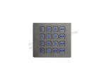 IP67 Rated Backlight Industrial Metal Keypad With 0.45mm Short Stroke