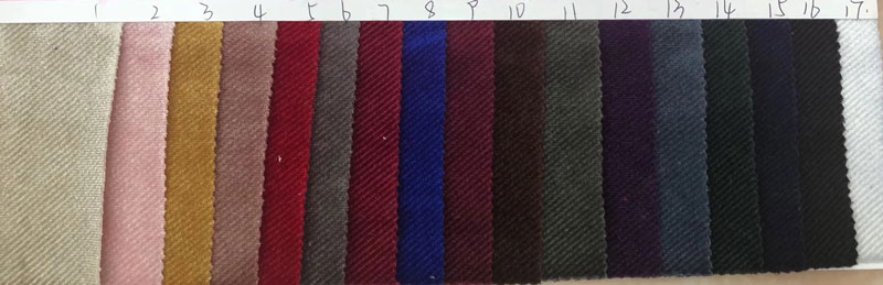Korea Pleated Corduroy Spandex Velvet Velour Fabric Knitted 230-300gsm
