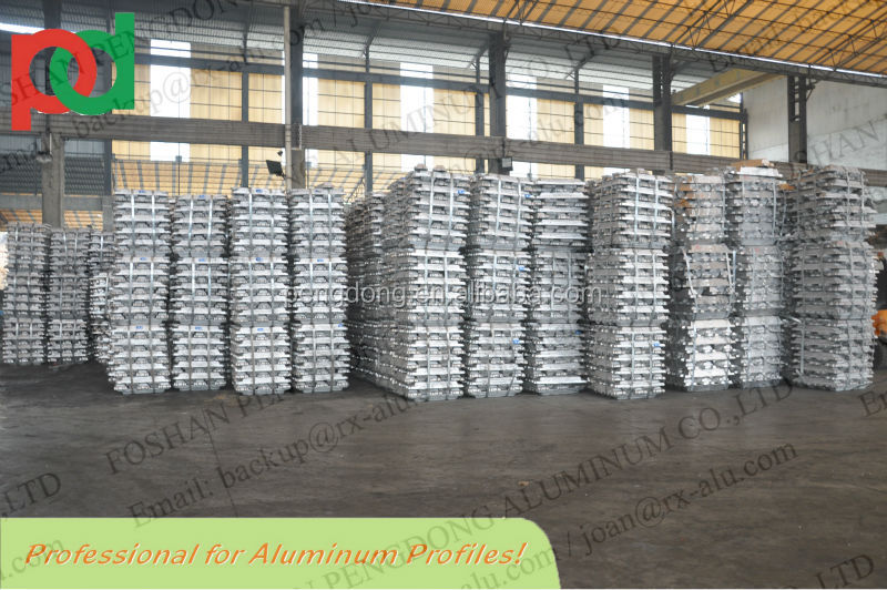 Wood Grain aluminium profile for kitchen cabinet