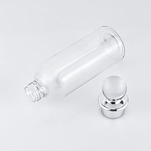 Customized Plastic Screw Cap Bottles Empty Pink Cosmetic Shampoo Packaging