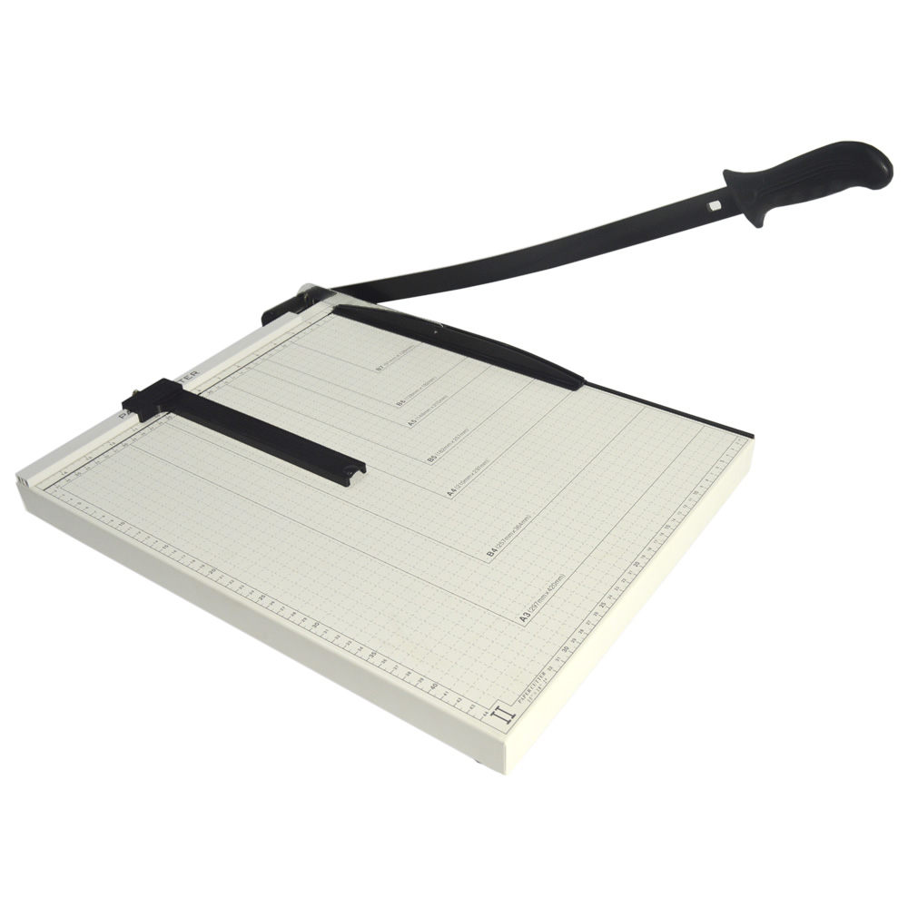 Office Guillotine 3.1kg Manual A3 Paper Cutter Made Of Steel For Easy Handling