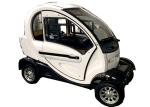 Lead - Acid Battery 50km Lightweight Electric Car , Big Inner Space Mini