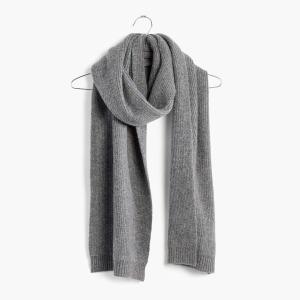 Wholesale Female Half Cardigan Stitch Quick Knit Scarf , Winter Grey Cable Knit Scarf from china suppliers