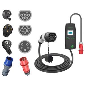 Wholesale Adjustable 3.5Kw 7kw 11kw 22kw Portable AC Ev Charger Type 2 Electric Fast Charger from china suppliers