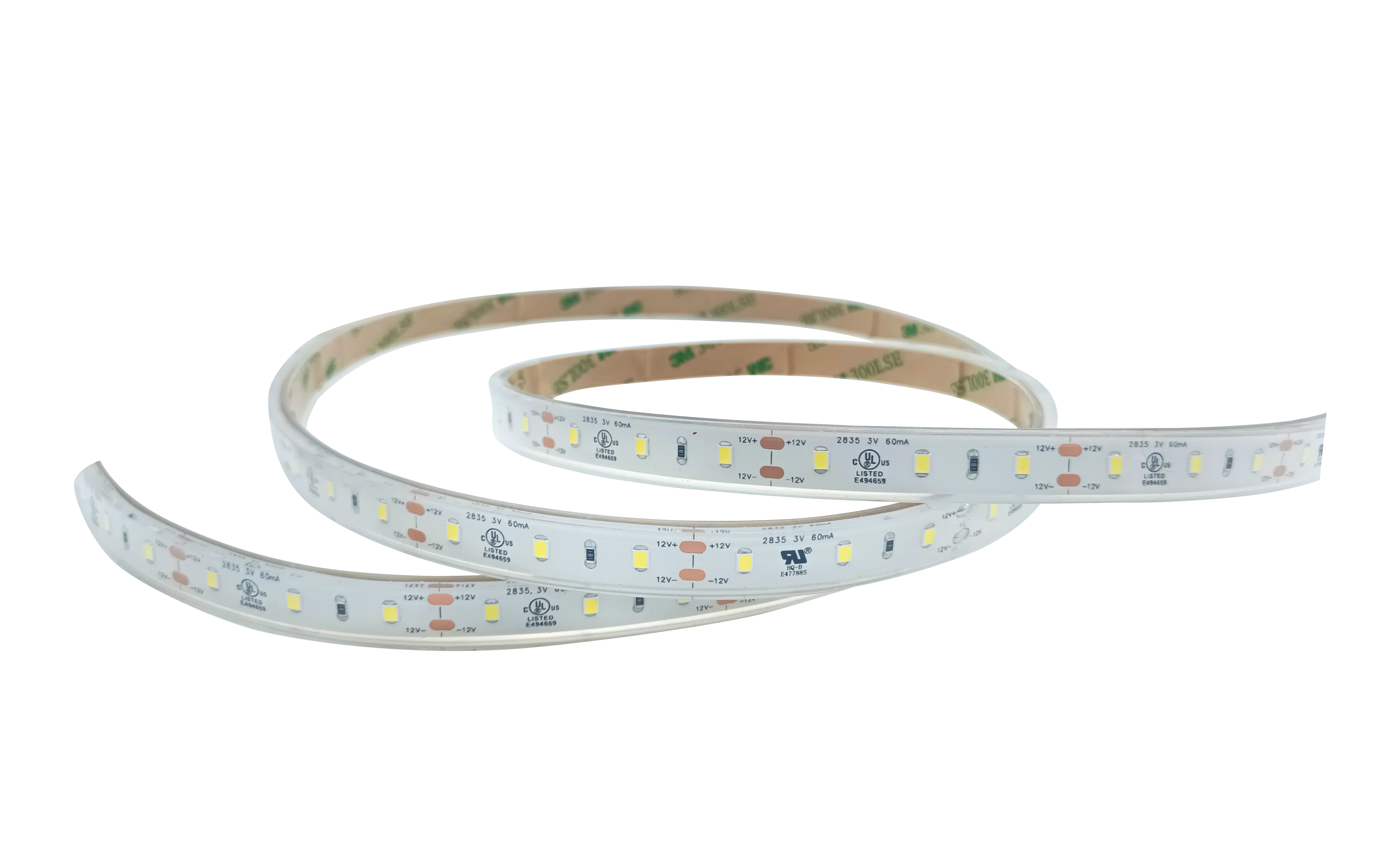 Ultra bright 2835 Model 12v LED Strip Lights Waterproof No Light Spots