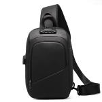 ISO9001 Anti Theft Lock Crossbody Chest Sling Bag For Men 19*12*31cm