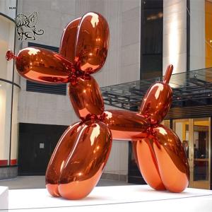 Wholesale BLVE Stainless Steel Balloon Dog Sculpture Jeff Koons Pop Art Modern Abstract Large Famous Outdoor from china suppliers