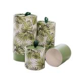 Boxes Packaging Box White Paper Cardboard Silk Rope Print Tube Wedding Party