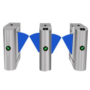 Wholesale Indoor / Outdoor Automatic Flap Barrier Gate Robust Brushed Stainless Steel from china suppliers