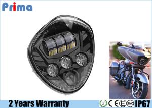 Wholesale 60W Cree Motorcycle LED Headlights High 3450LM Low 2800LM IP67 Waterproof from china suppliers