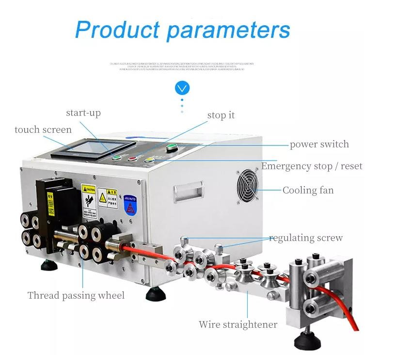 180W Cable Harness CE Wire Testing Equipments Tungsten Steel LCD Display