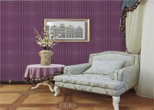 Wholesale Modern Purple Non Woven Wallpaper Moisture Proof Flower Pattern For Walls from china suppliers