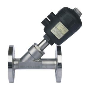 Wholesale Dn15-80 Pneumatic Flanged Angle Seat Valve CE/SGS/ISO9001 Specification from china suppliers