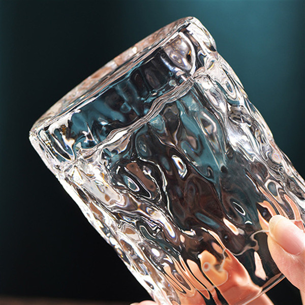 7 oz Irregular Glacial Whiskey Glass Cup Nordic Style Water Beer Highball Glass Cup