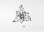 Gold Accents Metal Wall Art Decor