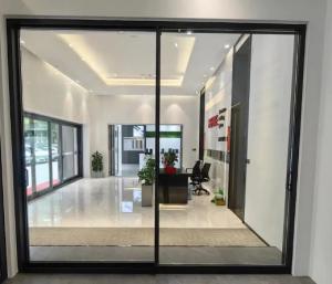 Wholesale Patio Practical Aluminum Outside Soundproof Waterproof Tempered Glass Sliding Door from china suppliers