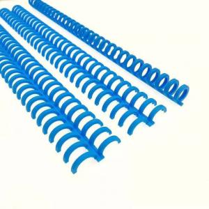 Wholesale Blue ABS PP Plastic Ring Spiral Plastic Binding Clip For Folder Notebook from china suppliers