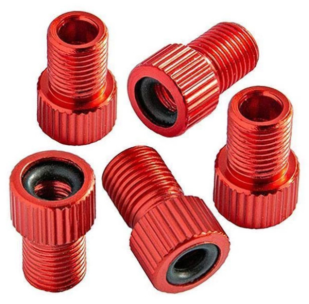 Aluminum Alloy CNC Turning Parts Valve Adapter Bicycle Road Racing Bike Inner Tube