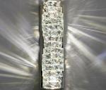 Luxury Modern K9 Crystal Wall Lamp Stainless Steel