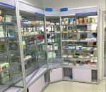 Aluminum Alloy Pharmacy Display Shelves For Medical Store Fixture Easy Install