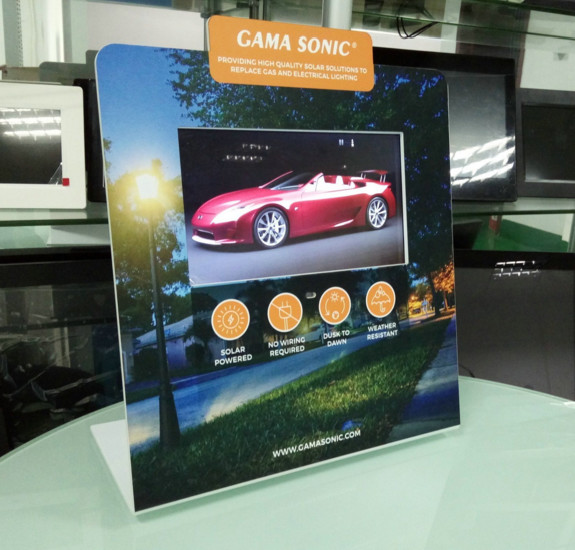 Customized POS Player / Video LCD Brochure Point of Purchase LCD Counter Display