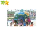 Commercial Fiberglass Water Slides Attractive Popular High Safety For Aquatic
